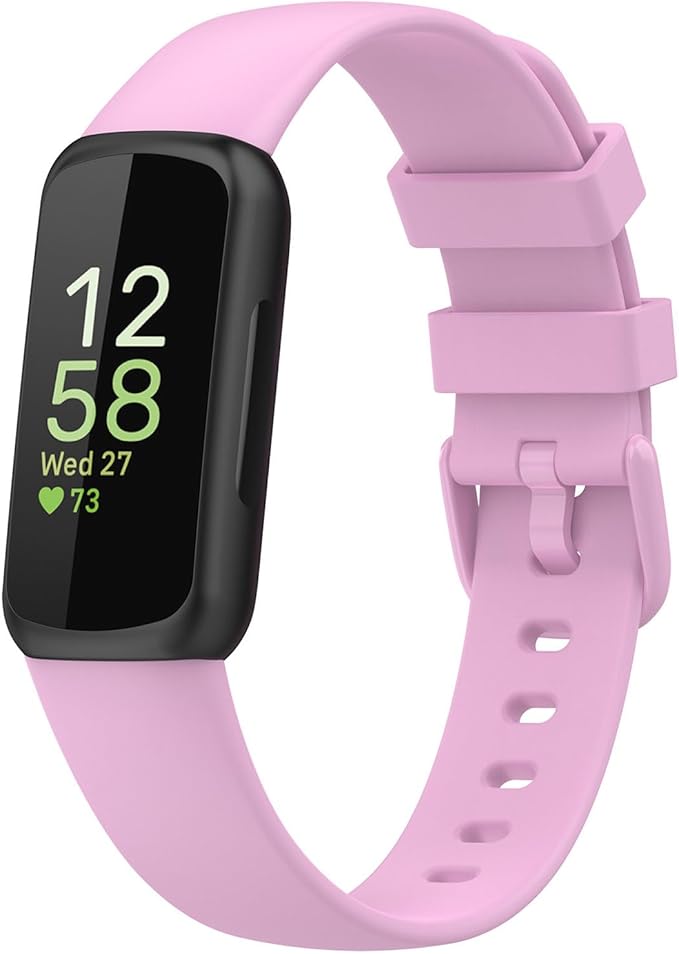 Bands Compatible with Fitbit Inspire 3 Bands for Women Men Sport Wristband Replacement Soft Silicone Straps for Fitbit Inspire 3 Smartwatch Small Large