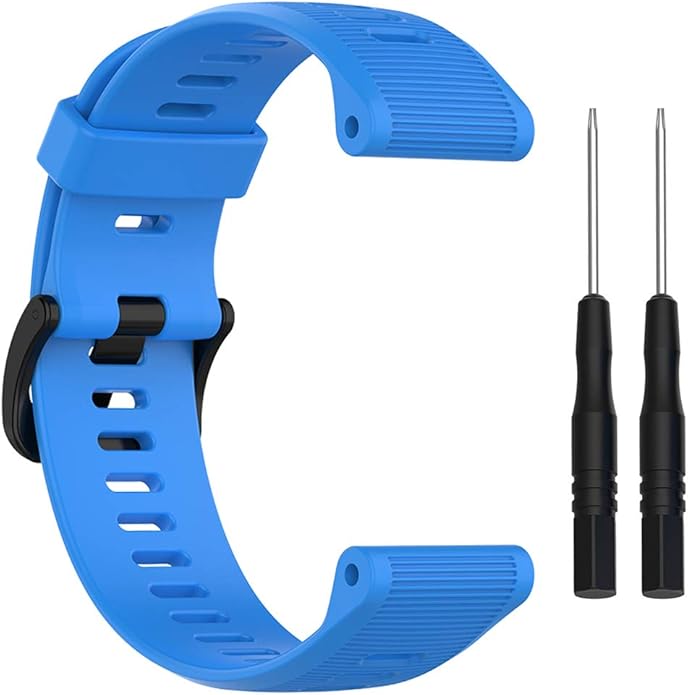 Band for Garmin Forerunner 945, Soft Silicone Replacement Watch Band Strap for Garmin Forerunner 935 Smart Watch (No Tracker)