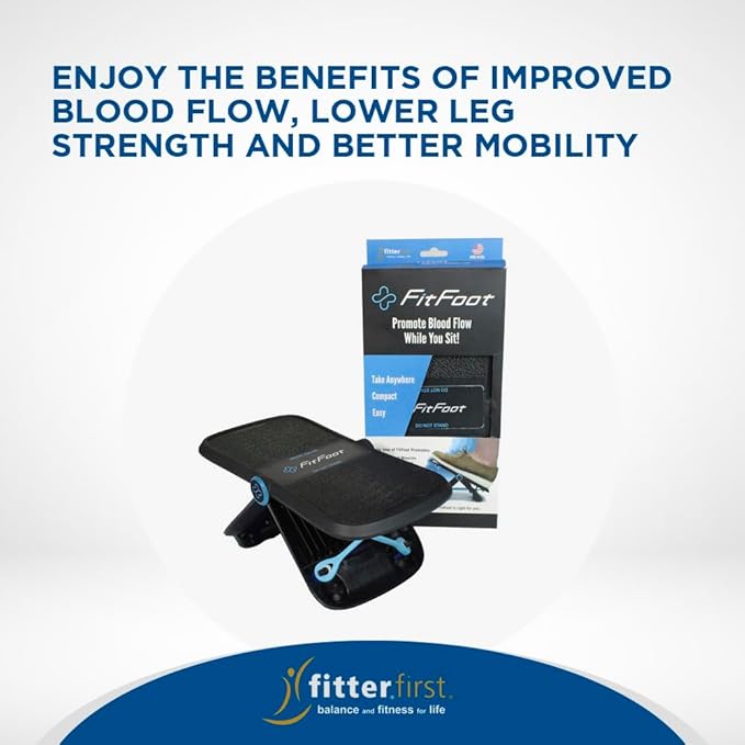 FitFoot by TS Medical - Portable Foot and Leg Exerciser - Exercise at Home or During Travel to Support Circulation, Range of Motion, Mobility and Muscle Tone