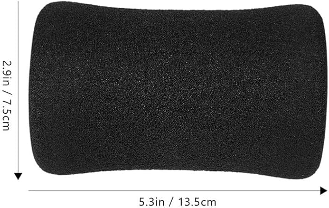 Totority 4 Pcs Foam Foot Pads Roller Cover for Home Gym Exercise Machine Equipment Replacement Pads for Leg Extension Weight Bench (5.31X2.95X2.95in)