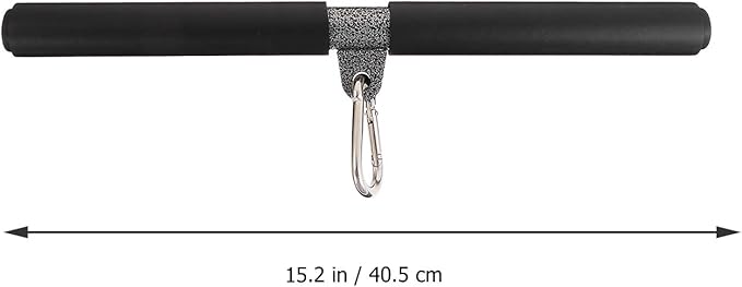 DIY Straight Bar, Bicep Pull With Soft Hand Grips - Weight Machine Accessories for Home Gym Workout