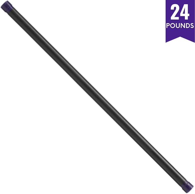 Body-Solid Rubber Padded Weighted Bar - Stretching Weight
