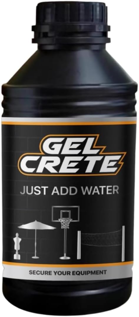 Polymer for Anchoring Down Basketball Goals, Freestanding Punching Bag, Outdoor Umbrella, Volleyball Nets, Etc. JUST ADD Water - Replaces Sand & Sandbags for Bases 16 oz