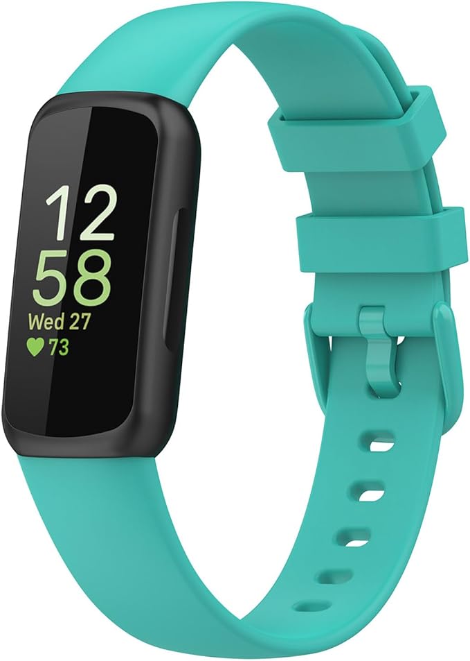 Bands Compatible with Fitbit Inspire 3 Bands for Women Men Sport Wristband Replacement Soft Silicone Straps for Fitbit Inspire 3 Smartwatch Small Large
