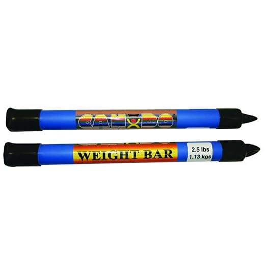 CanDo Mini WaTE Bars -2 Piece Set 2.5lb Blue,