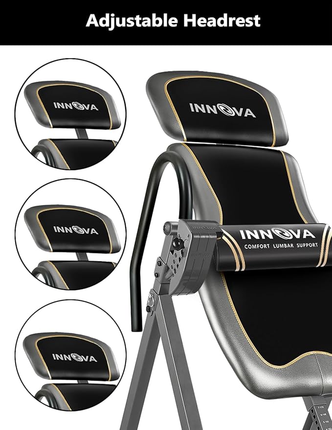 Innova Inversion Table with Adjustable Headrest 300 lb
