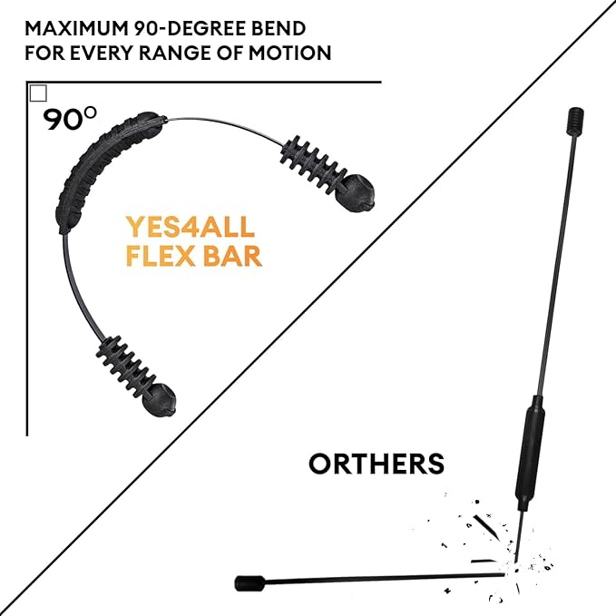 Yes4All Elastic Fitness Exercise Bar