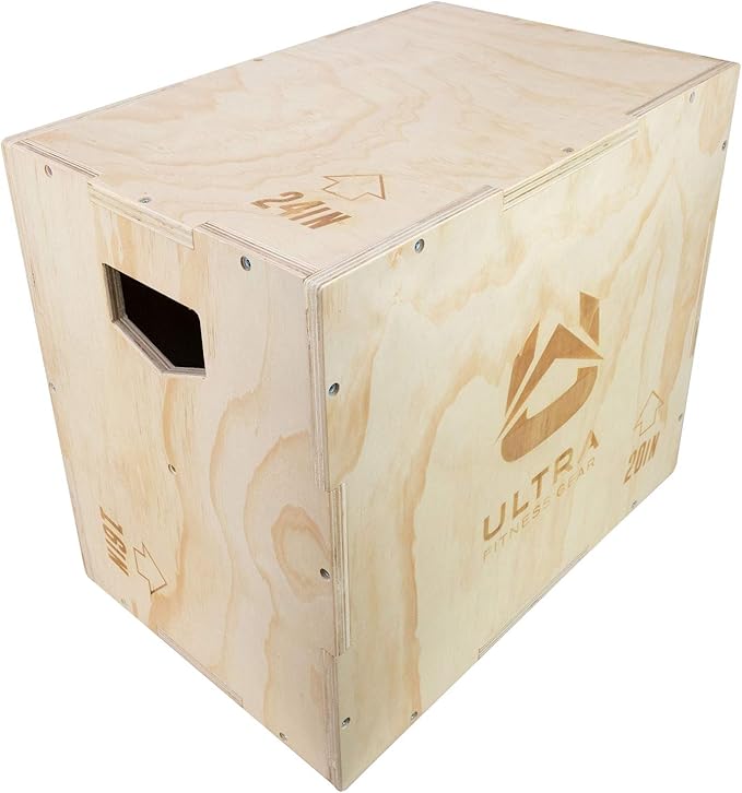 Plyo Box - Wooden 3-in-1 Plyometric Jump Box