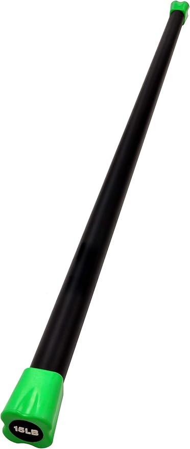 Signature Fitness Total Body Workout Weighted Bar Weighted
