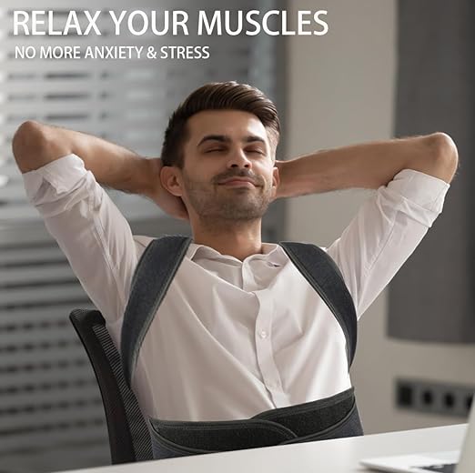 Back Brace Posture Corrector for Women Men -Adjustable and Breathable Support Scoliosis for Waist - Improve Back Posture for Body Correction and Lumbar Support M(29"-33")