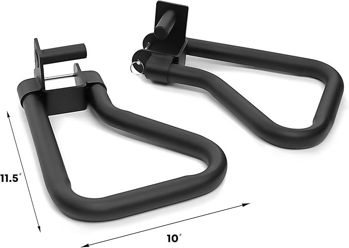 Dip Bar Attachment for Squat & Power Rack 2x2-2.5x2.5-3x3 Inches 1-Inch Hole