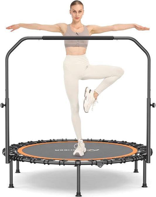 ANCHEER 40/48" Foldable Mini Trampoline 550LBS Max