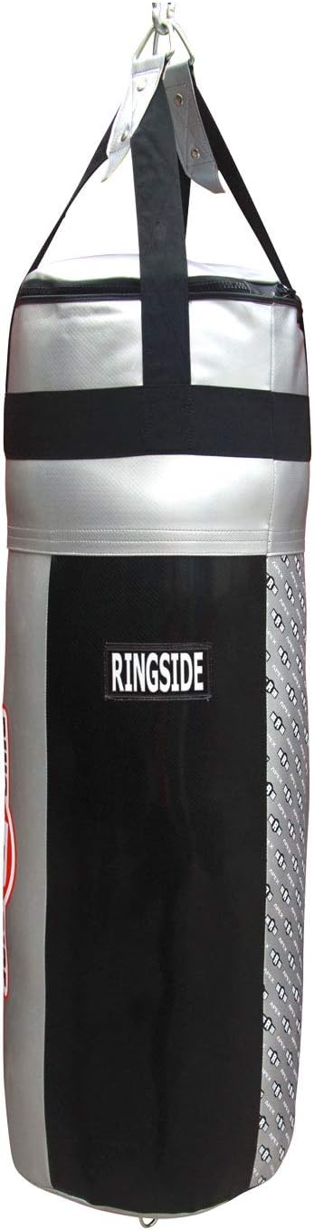 Ringside Apex Heavy Bag, Punching Bag for Boxing Training and Workout, 100 lbs, Includes Nylon Straps and Hanging Clip