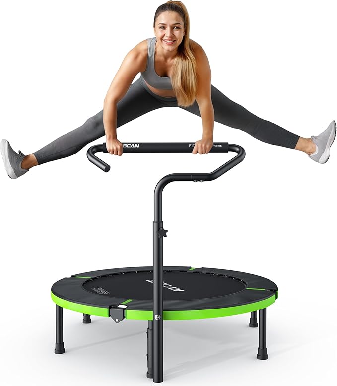 BCAN 40"/48" Foldable Mini Trampoline 330lbs/440lbs