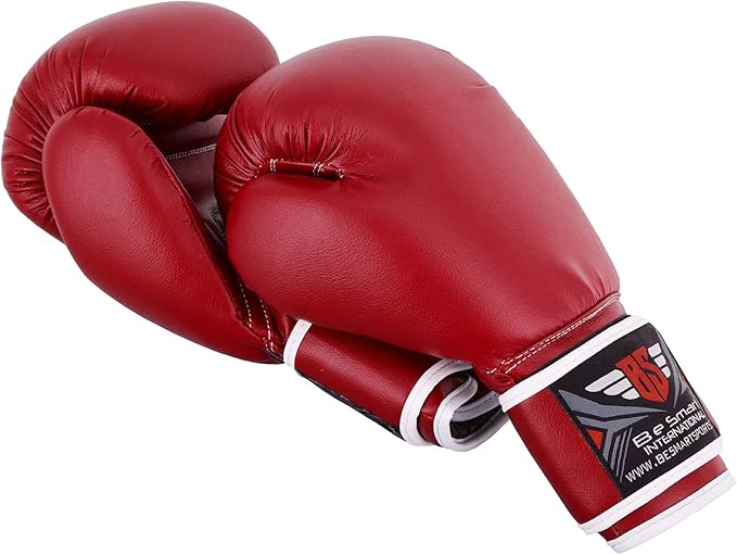 Be Smart Kids Boxing Gloves 4-12 Years 4oz 6oz Training Gloves for Children Sparring Youth Boxing Gloves Junior Training Mitts Punch PU Leather MMA Muay Thai Kick Boxing