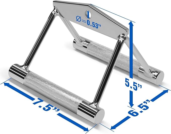 Yes4All Tricep Press Down Cable Machine Attachment Set, LAT Pulldown Attachment, Cable Machine Accessories for Home Gym