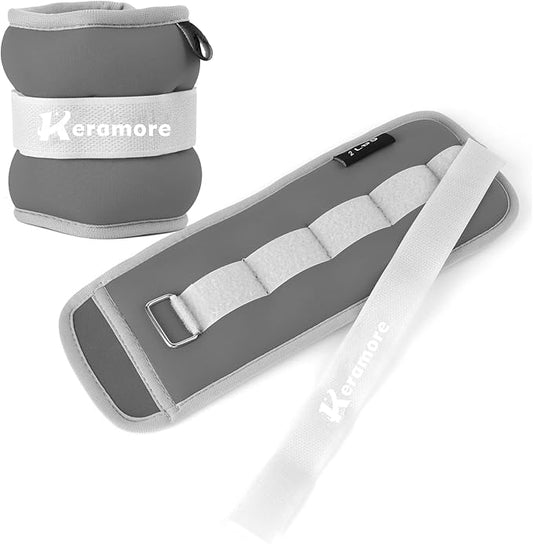 Ankle Weights, 1/2/3/4/5/6/8/10/12 LBS (1 Pair) Wrist Arm