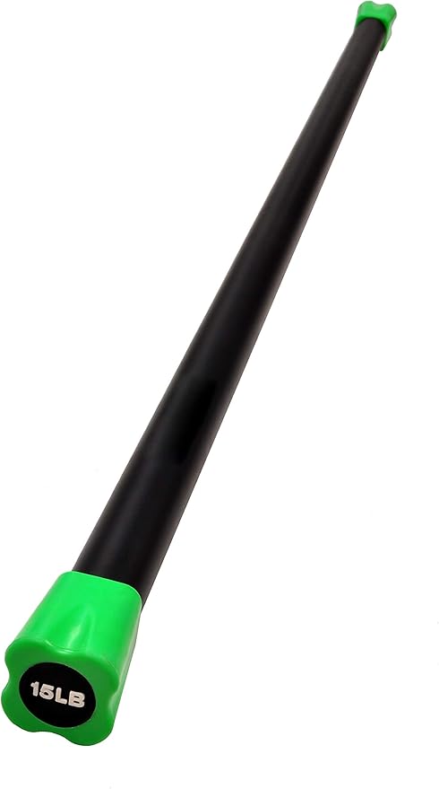 Signature Fitness Total Body Workout Weighted Bar Weighted