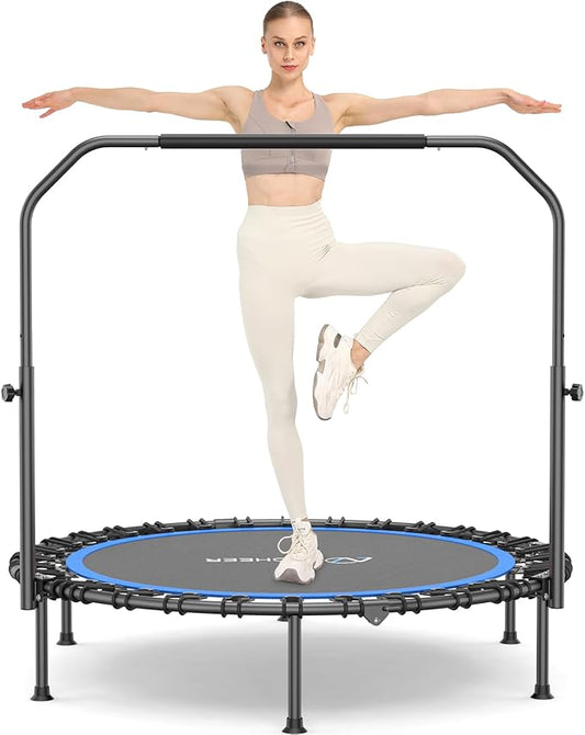 ANCHEER 40/48" Foldable Mini Trampoline 550LBS Max
