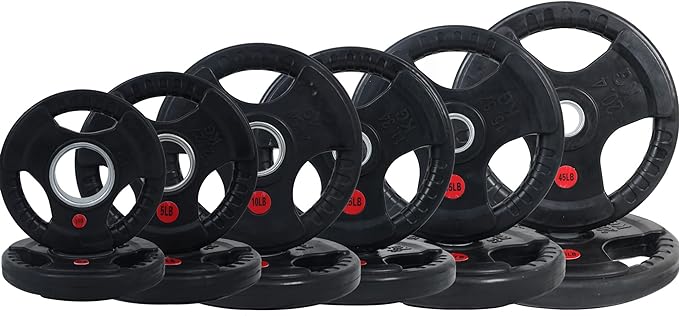 Signature Fitness Olympic Cast Iron Plate for Strength