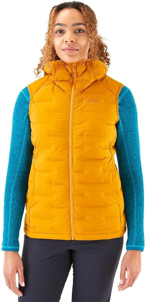 Rab Women's Cubit Stretch Down Insulated Lightweight Vest for Hiking, Climbing, and Skiing