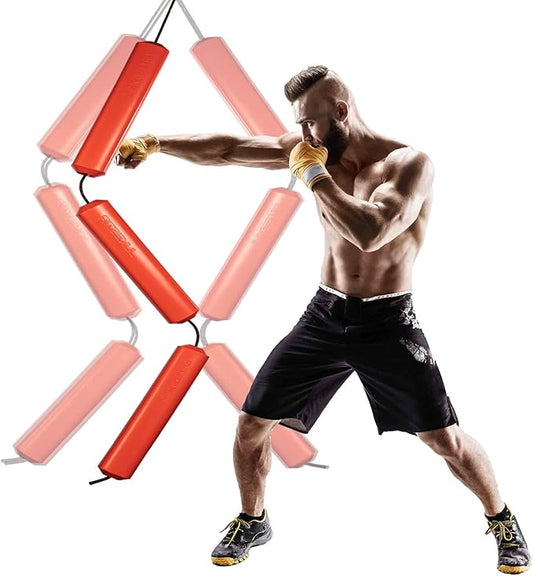 Jukestir® Punching Bag with Dynamic Motion, Better Footwork Than Double End Bag, Speed Bags for Boxing, More Agility Than Heavy Bag, Reflex Bag Boxing, Great MMA Workout at Home, Used by Pros