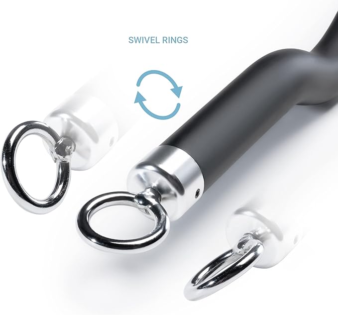 Deluxe Exercise Curl Bar for Lats BBEB-7355 Black 47 inches