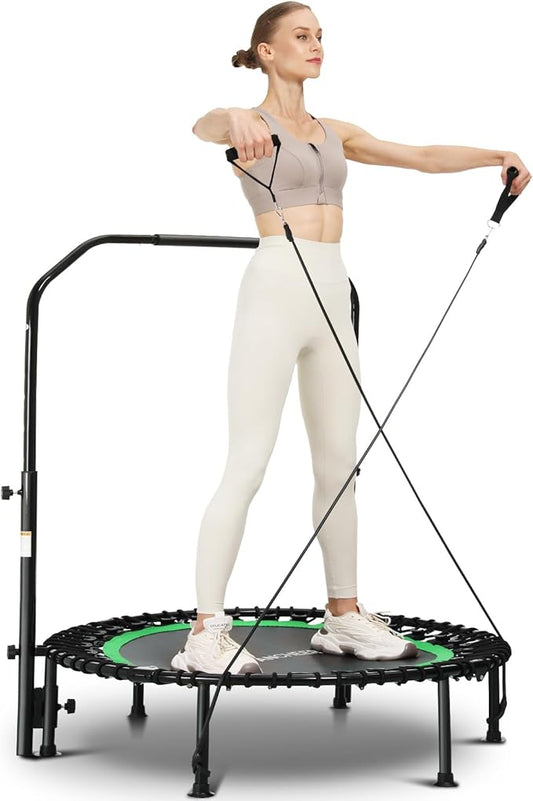 ANCHEER 40/48" Foldable Mini Trampoline 550LBS Max