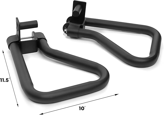 Dip Bar Attachment for Squat & Power Rack 2x2-2.5x2.5-3x3 Inches 1-Inch Hole
