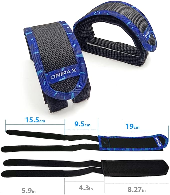 ONIPAX Outdoor Bike Pedal Straps Toe Clips Straps Tape 2 PCS