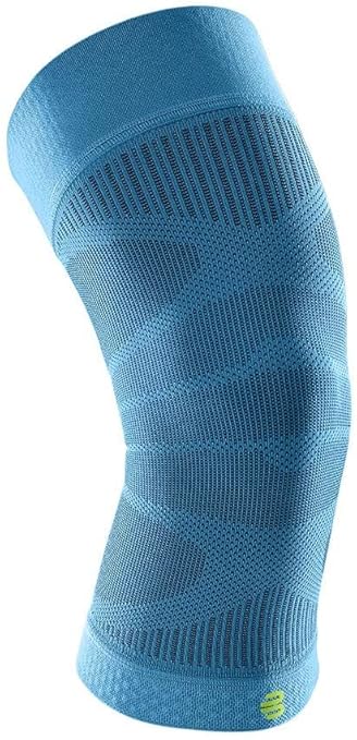 Bauerfeind Sports Compression Knee Sleeve - Lightweight Design with Gripping Zones for Knee Pain Relief & Performance, Rivera, Size M