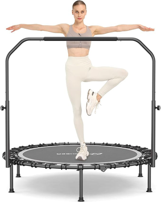 ANCHEER 40/48" Foldable Mini Trampoline 550LBS Max