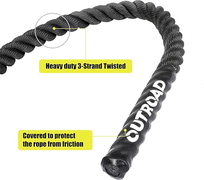 Battle Ropes 1.5 inch 30 ft - Polyester