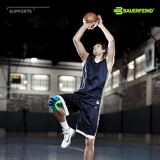 Bauerfeind Sports Knee Support - Knee Brace for Pain Relief and Stabilization - Patellar Knee Pad for Enhanced Support - Targeted Compression - Lightweight & Durable