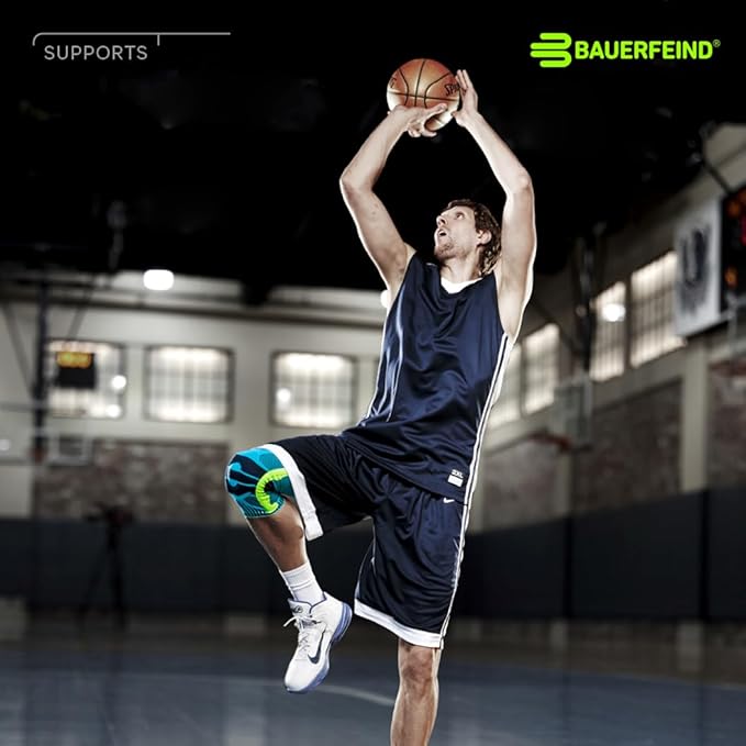 Bauerfeind Sports Knee Support - Knee Brace for Pain Relief and Stabilization - Patellar Knee Pad for Enhanced Support - Targeted Compression - Lightweight & Durable