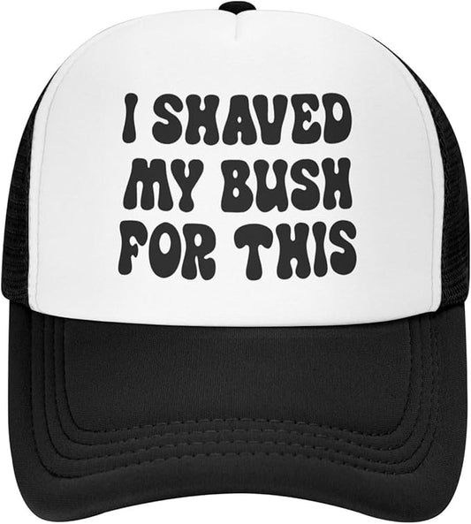 Put It On My Husband's Tab Drinking Trucker Hat - Funny Pink Trucker Hat for Women and Men