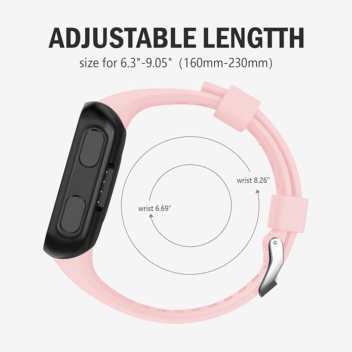 Aroloxta Garmin Forerunner 35 Watch Band Replacement - Waterproof Soft Band for Men, Multi Colors Wristband