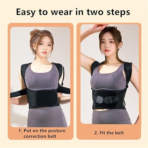 Back Brace for Women and Men,Shoulder Straightener,Back straightener,Adjustable Posture Corrector Suitable for Upper and Lower Back Pain Relief-Scoliosis,Hunchback,Spine Corrector(XXL)