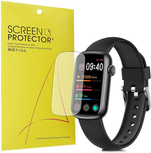 Premium High Definition Ultra HD Film Compatible for MorePro HM08 Fitness Tracker Smartwatch/FITVII HM08 / Mgaolo H91 Watch (6 Pack)