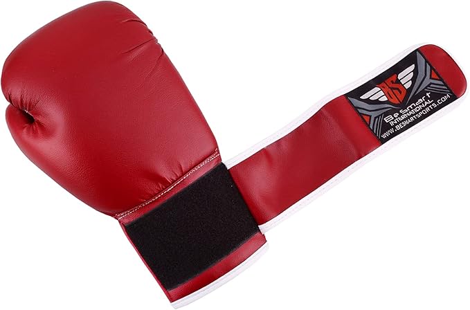 Be Smart Kids Boxing Gloves 4-12 Years 4oz 6oz Training Gloves for Children Sparring Youth Boxing Gloves Junior Training Mitts Punch PU Leather MMA Muay Thai Kick Boxing