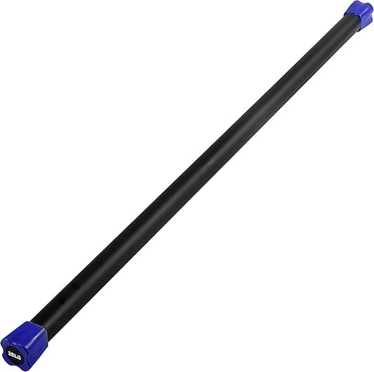 JFIT Weighted Workout Bars 7 Size 5-30lbs, Rubber