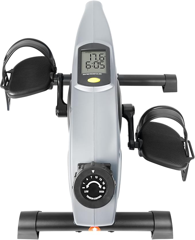 Vaunn Desk Bike Pedal Exerciser with Electronic Display for Indoor Physical Therapy