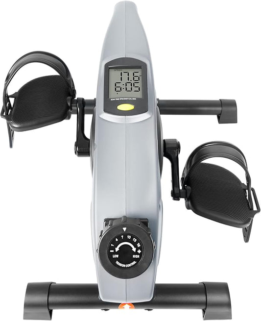 Vaunn Desk Bike Pedal Exerciser with Electronic Display for Indoor Physical Therapy