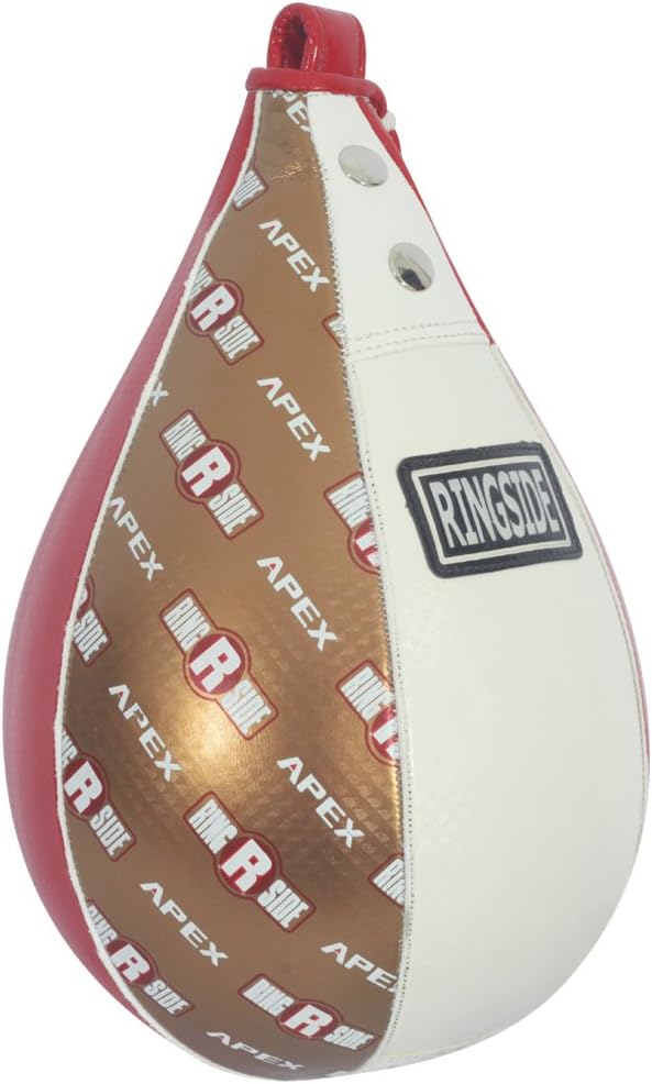 Ringside Apex Boxing Speed Bag - Premium Synthetic Leather Punching Ball, Multiple Sizes & Colors, Ideal for Hand-Eye Coordination, Training Equipment for Fighters
