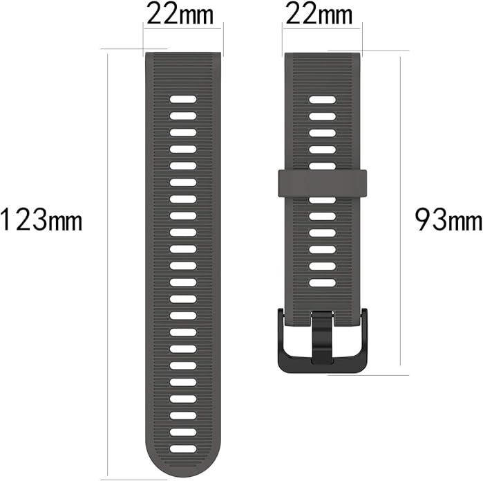 Band for Garmin Forerunner 945, Soft Silicone Replacement Watch Band Strap for Garmin Forerunner 935 Smart Watch (No Tracker)