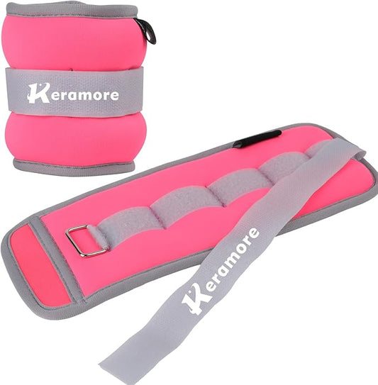 Ankle Weights, 1/2/3/4/5/6/8/10/12 LBS (1 Pair) Wrist Arm