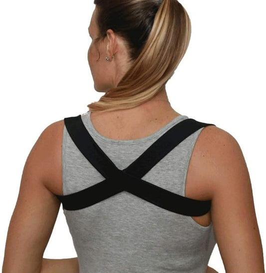 Posture Corrector Brace/Wear 15 Minutes A Day to Impove Posture Posturific Brace - Available in Colors and Sizes (Black Small)