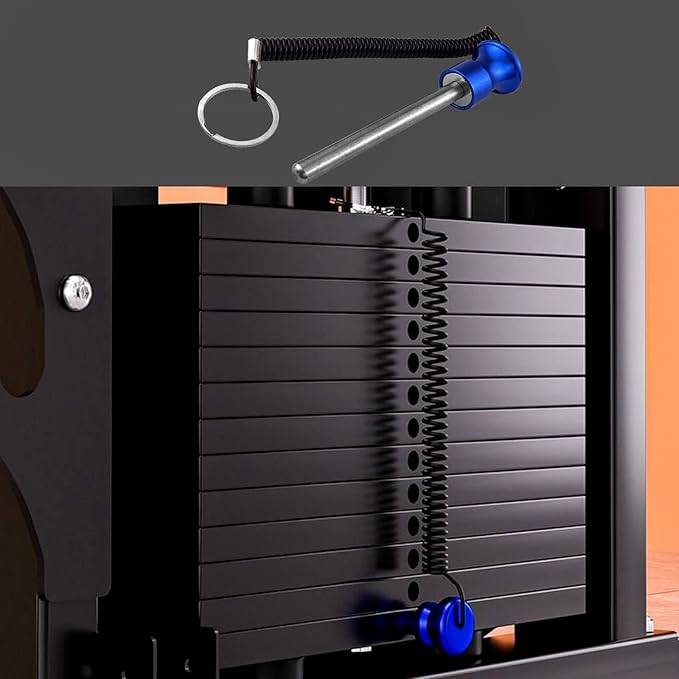 Flylin Weight Stack Pin, Aluminium Alloy Quick Release Pin Magnetic Strength Training Screw Bolt Strength Training Equipment for Fitness Equipment Pin Training