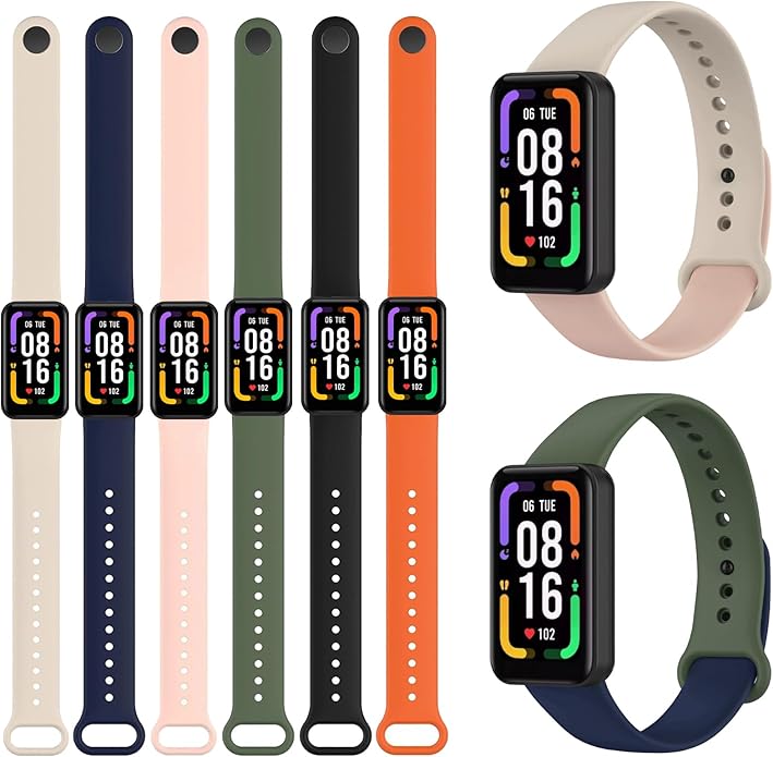 Bands Compatible for Xiaomi Redmi Smart Band Pro Strap Replacement Classic Sport Wristband for Women Men, Breathable Waterproof Smartwatch Band Accessories for Redmi Smart Band Pro