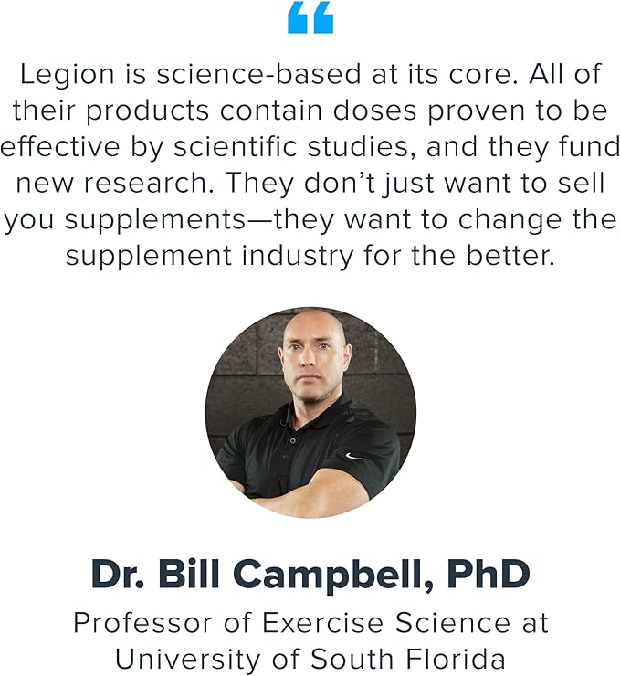LEGION Pulse Pre Workout - All Natural Nitric Oxide Preworkout Drink to Boost Energy, Creatine Free, Naturally Sweetened, Beta Alanine, Citrulline, Alpha GPC (Green Apple)